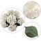 20" Hydrangea Bush - 7 Silk Flowers with Lifelike Leaves, Artificial Greenery, Perfect for Home, Office & Wedding Décor - Spring & Year-Round Accent, Floral Home by Artificial Flowers
